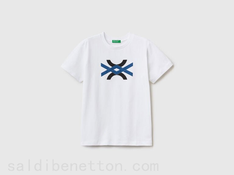 (image for) Al 70 Outlet T-shirt 100% cotone bio con logo